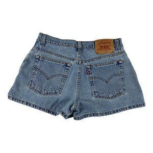 Levi's Jean Shorts 11 JR Distressed Boho Denim Stonewashed Women